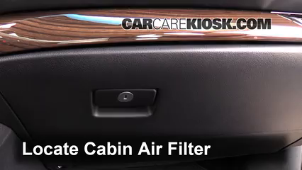 2015 Toyota Avalon XLE 3.5L V6 Air Filter (Cabin) Replace